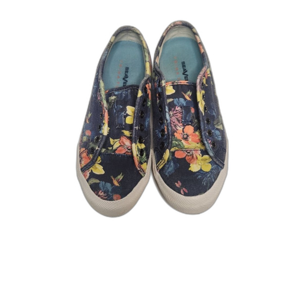 Seavees Sz 6 Trina Turk Monterey Floral Sneakers - Picture 7 of 14